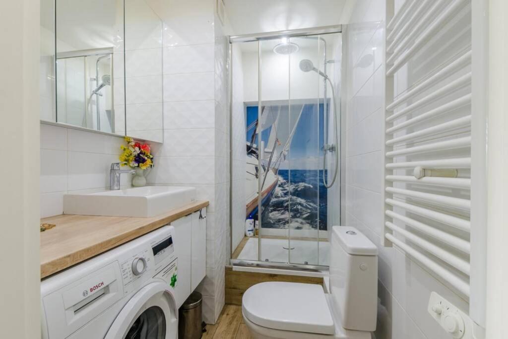 Apartamenty Hallera กดัญสก์ ภายนอก รูปภาพ